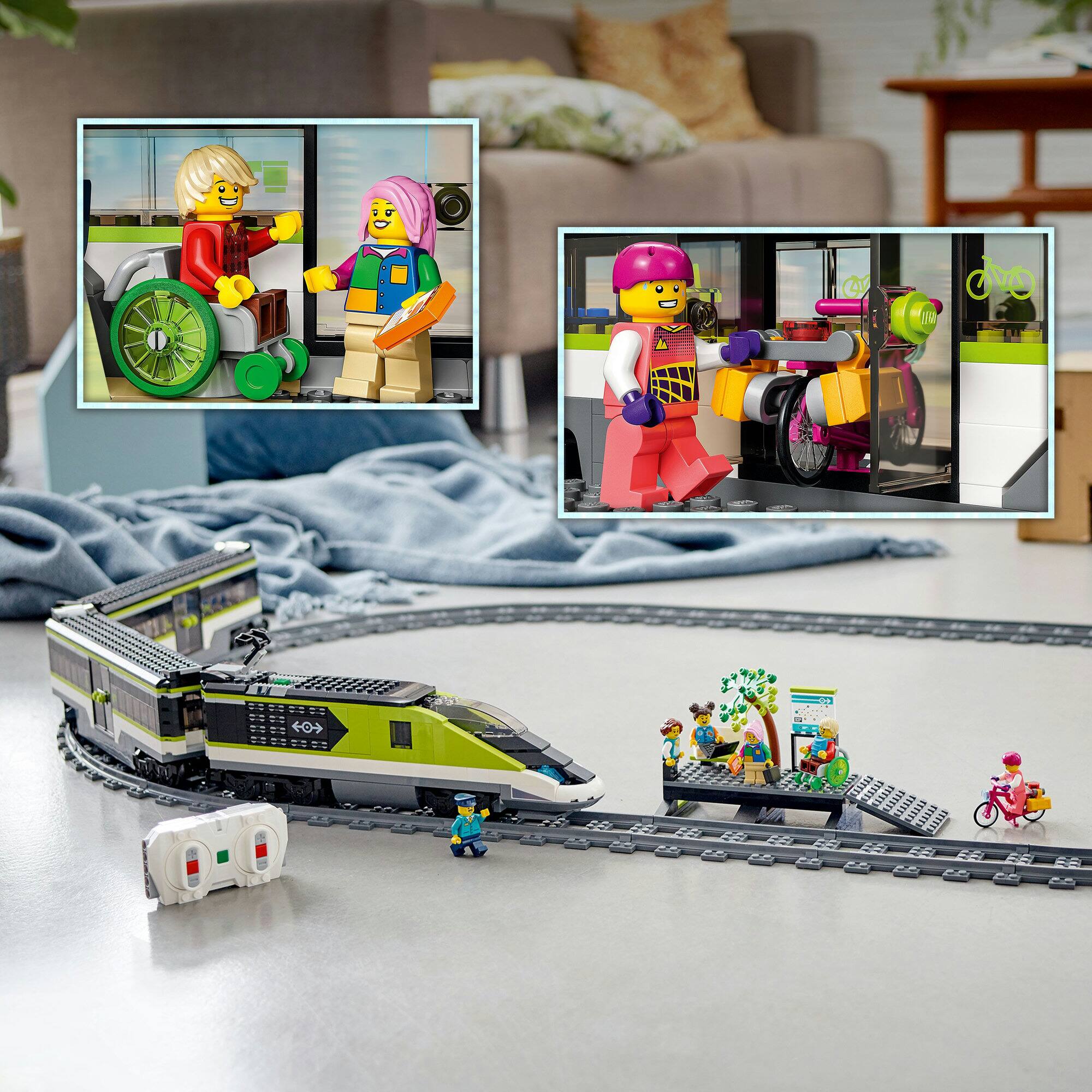 LEGO® City Express Passenger Train 60337 Building Kit (764 Pieces)